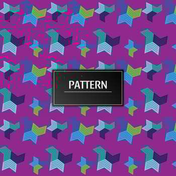 Modern geometric  pattern design vector