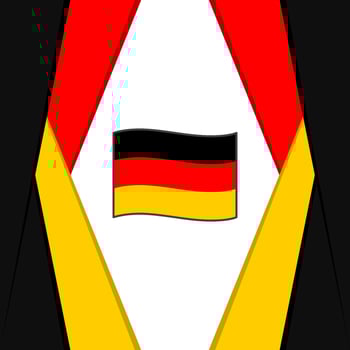 Germany Flag Abstract Background Design Template. Germany Independence Day Banner Social Media Post. Germany Design vector