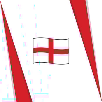 England Flag Abstract Background Design Template. England Independence Day Banner Social Media Post. England Banner vector