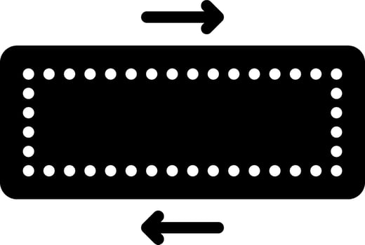 solid icon for broad vector