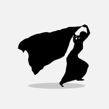 Women running vector