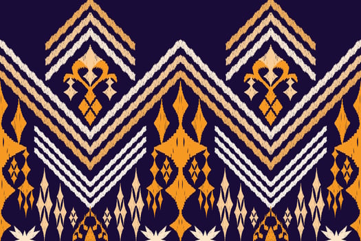 Geometric ethnic oriental traditional art pattern.Figure tribal embroidery style.Design for background,wallpaper,clothing,wrapping,fabric,element,,vector illustration. vector