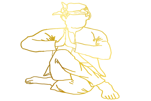 icon logo Malay warrior up hand sign Malay warrior pays respect to someone, especially to the King. It is like a salute. png