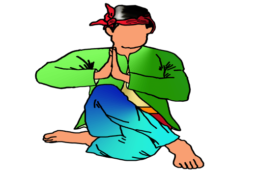 icon logo Malay warrior up hand sign Malay warrior pays respect to someone, especially to the King. It is like a salute. png