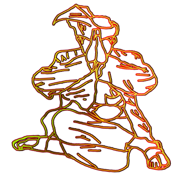 icon logo Malay warrior up hand sign Malay warrior pays respect to someone, especially to the King. It is like a salute. png