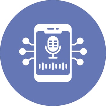 Voice Assistant Vector Icon