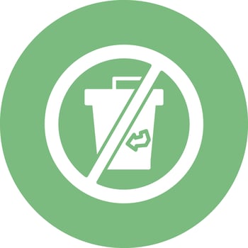 9 - No Disposable.eps vector