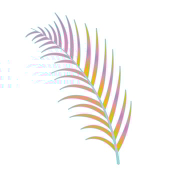 Vector monochromatic tropical leaves