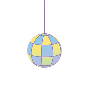 Vector disco ball icon vector illustration design