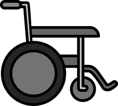 13 - Wheel Chair.eps vector