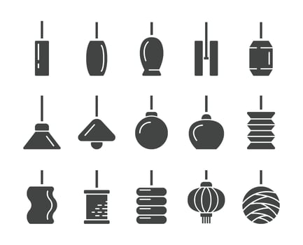 hanging lamp icon,vector and illustration vector