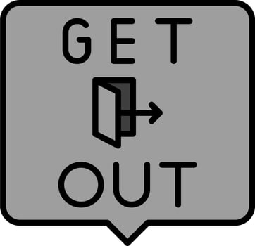 Get Out Vector Icon