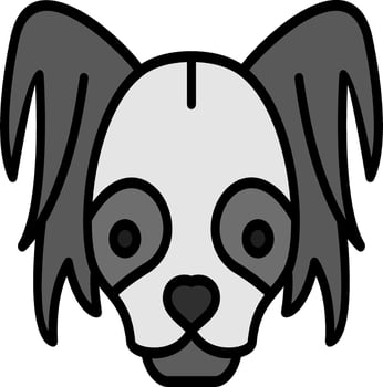 Chinese Crested Vector Icon
