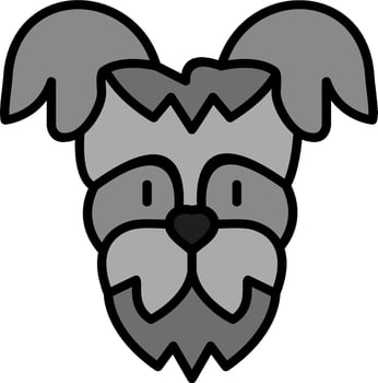Yorkshire Terrier Vector Icon