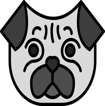 Pug Vector Icon
