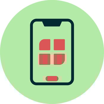 Mobile App Vector Icon