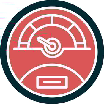 Speedometer Vector Icon