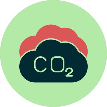 Carbon Dioxide Vector Icon