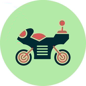 Motorbike Vector Icon