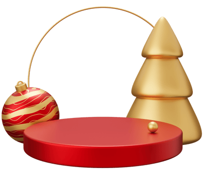Christmas podium arch png