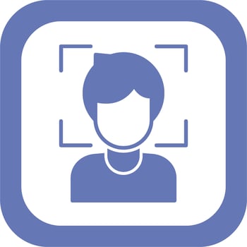 Face Scanner Vector Icon