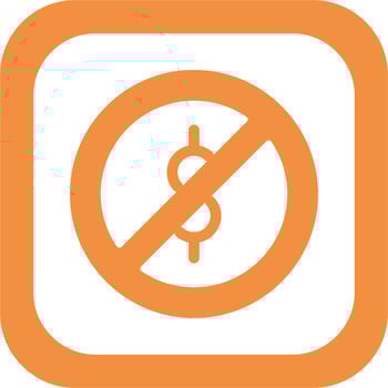 Cash Forbidden Vector Icon
