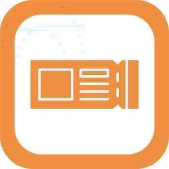 Ticket Vector Icon