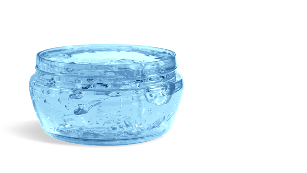 blue liquid in a bowl on a transparent background png