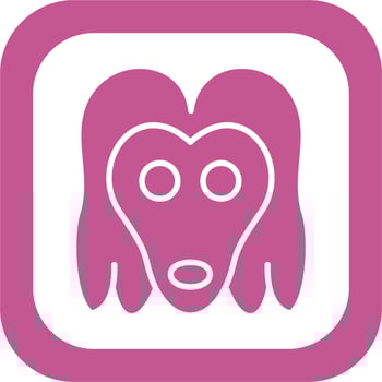 Afghan Hound Vector Icon