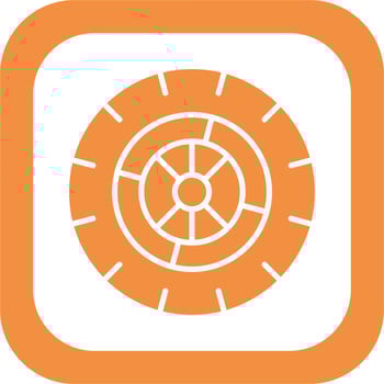 Wheel Vector Icon