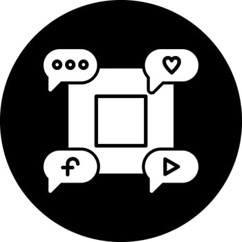 Social Media Vector Icon