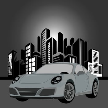 super car artwork vector