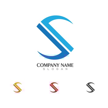 Business corporate S letter logo vector