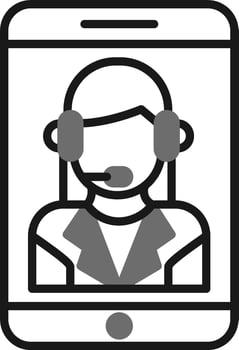 Customer Service Agent Vector Icon