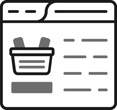 Online Shopping Vector Icon