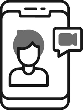 Video Call Vector Icon