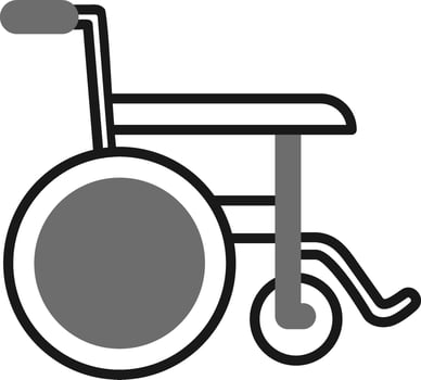 Wheel Chair Vector Icon