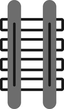 Railroad Vector Icon