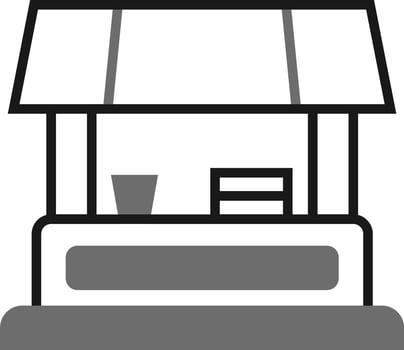Food Stall Vector Icon