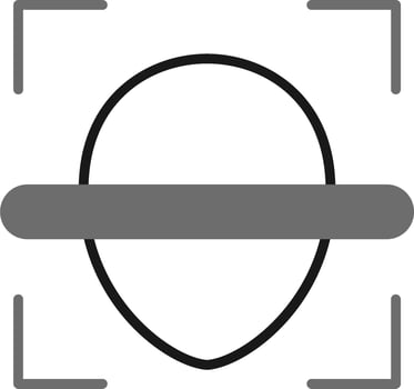 Face Id Vector Icon