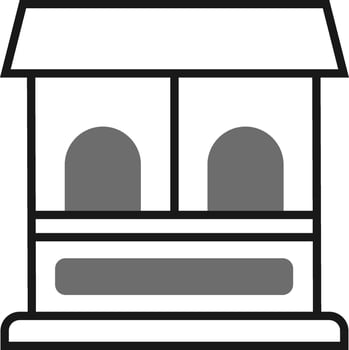 Ticket Office Vector Icon