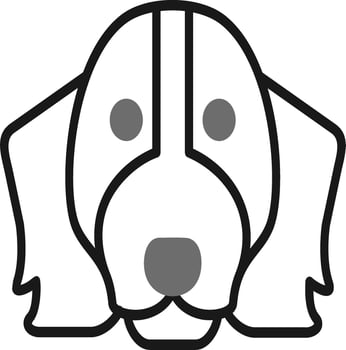 Springer Spaniel Vector Icon
