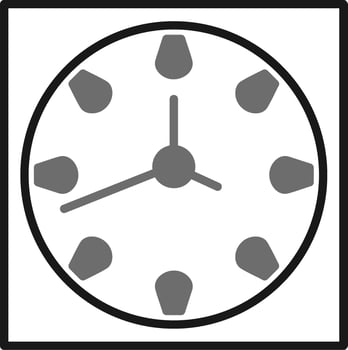Clock Vector Icon