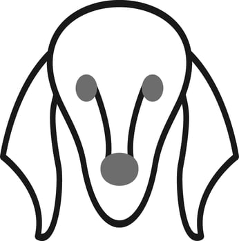 Saluki Vector Icon