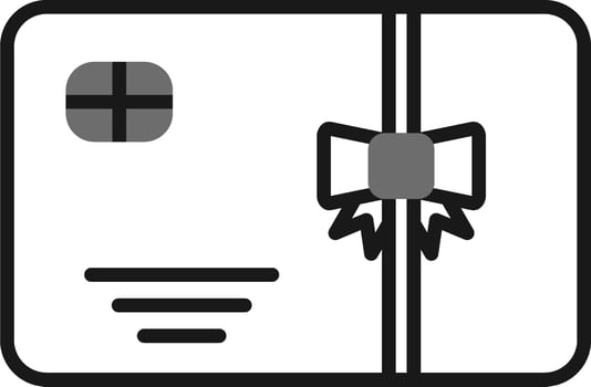 Gift Card Vector Icon