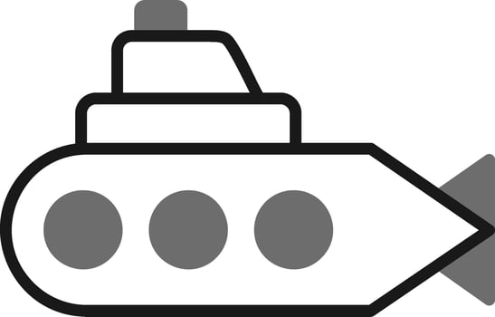 Submarine Vector Icon