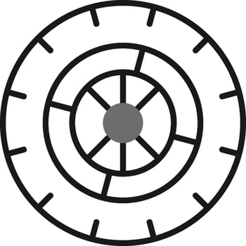 Wheel Vector Icon