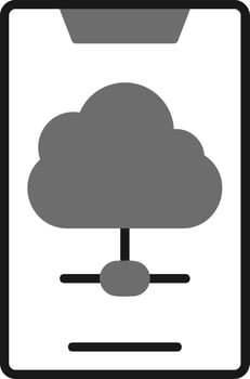 Cloud Data Vector Icon