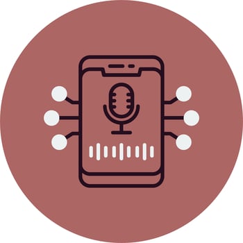 Voice Assistant Vector Icon