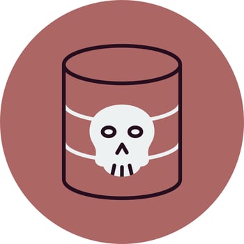 Toxic Vector Icon
